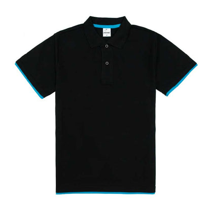 雙色領POLO衫 設計